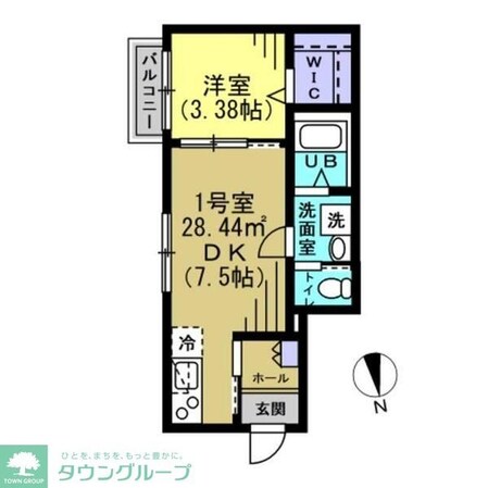 ヴィラ北松戸の物件間取画像